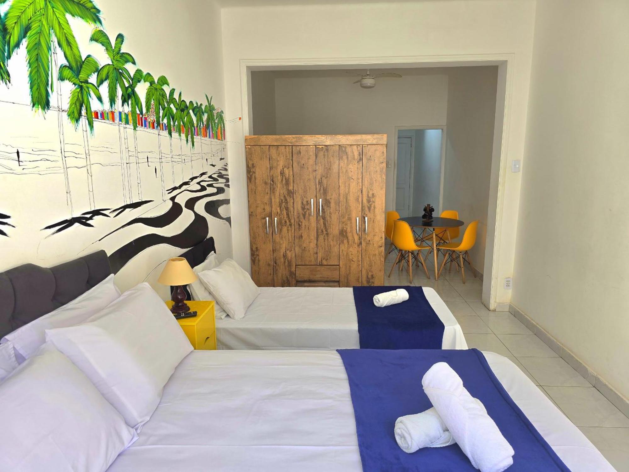 Qto E Sala, Smart Tv, Wi-Fi, Ar-Cond, Praia De Copacabana Rio de Janeiro Ngoại thất bức ảnh